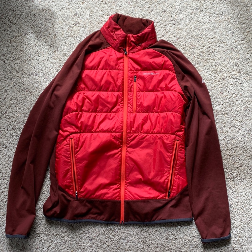Eddie Bauer Men’s medium hybrid zip jacket. Great condition!